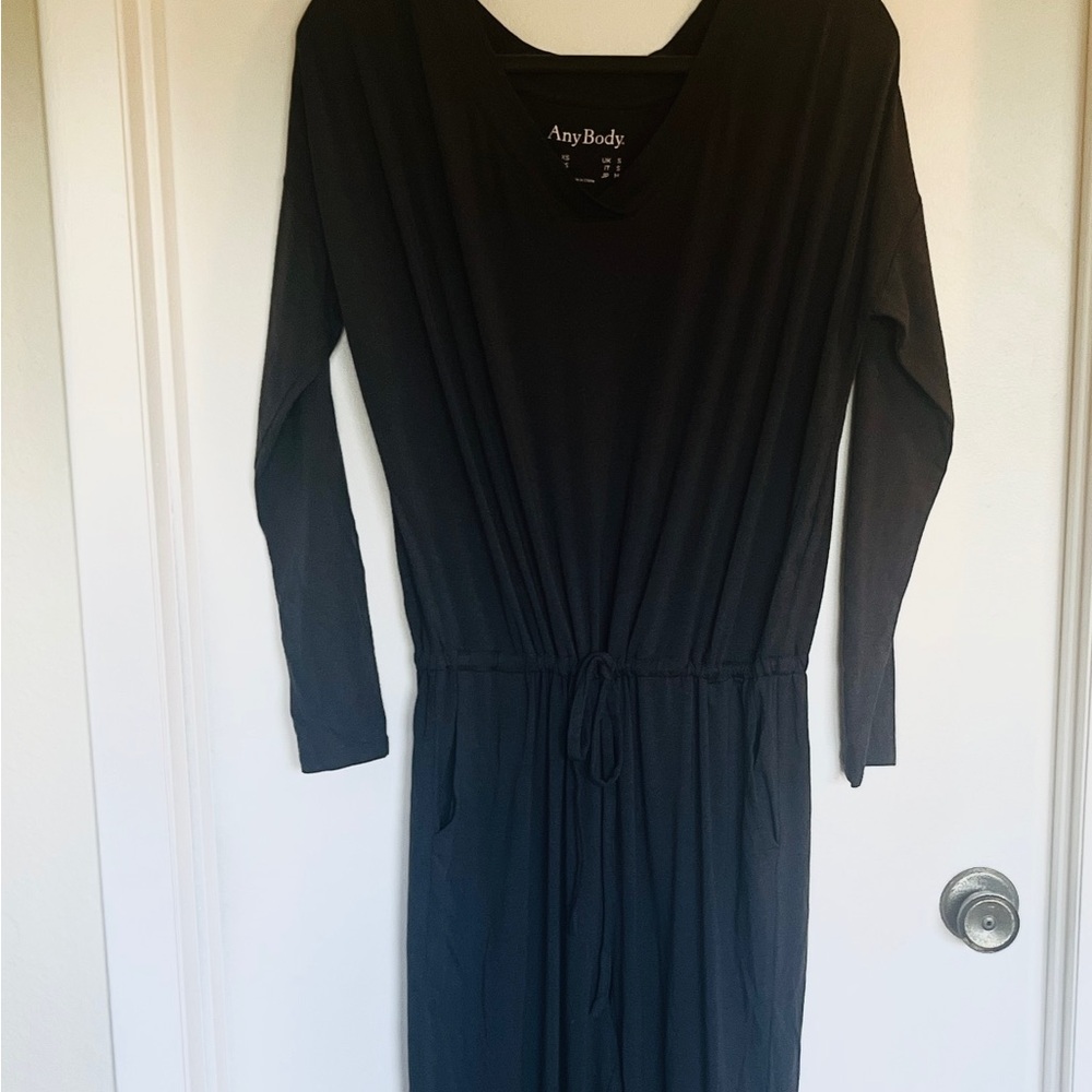 AnyBody Charcoal Jumpsuit,‎ Size XS, New